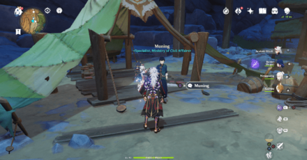 Genshin Impact - Says He Who Seeks Stone - Talk to Muning