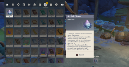 Genshin Impact - Says He Who Seeks Stone - Give Muning 3 Archaic Stones