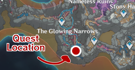 Genshin - Location to Activate the Dimming Mushroom Quest