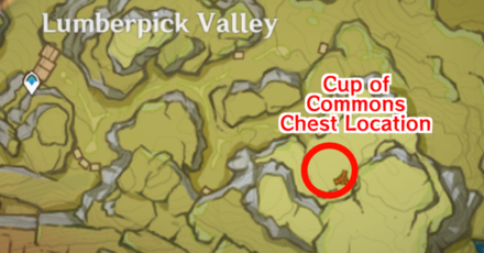 Genshin - Cup of Commons Chest Location