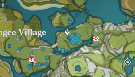 Genshin - Liyue, Qingce Village Open World Radiant Spincrystals