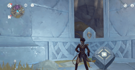 Genshin - Use the Orb of the Blue Depths to Unlock The Secret Room