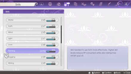 Check the Level of other Skills