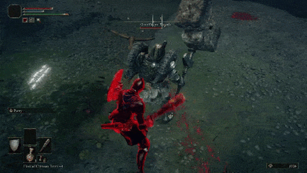 Tragoth Great Hammer One-handed Rolling Attack