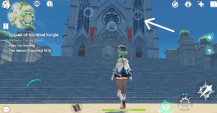 Genshin - Day 1 Outside the Canvas, Inside the Lens Challenge 1 - Three Photo-Taking Points in the Frame