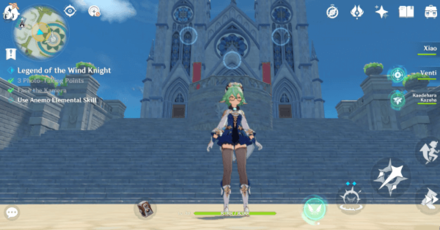 Genshin - Day 1 Outside the Canvas, Inside the Lens Challenge 1 - Character Needs to Face the Front