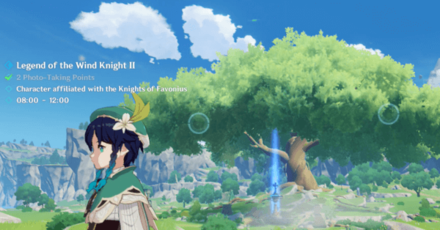 Genshin - Day 1 Outside the Canvas, Inside the Lens Challenge 2 - Two Photo-Taking Points