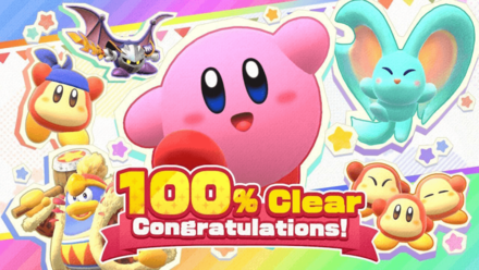 Kirby and the Forgotten Land - 100% Clear Congratulations