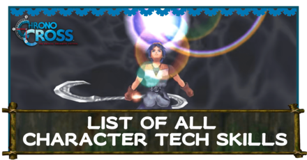 List of all Character Tech Skills