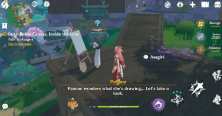 Genshin - Talk to Asagiri