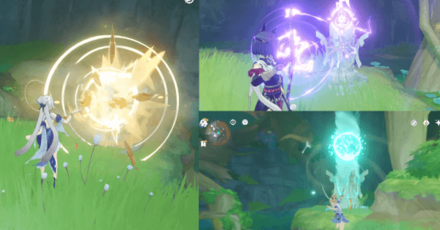 Genshin - Shriveled Seed Activate Elemental Monuments