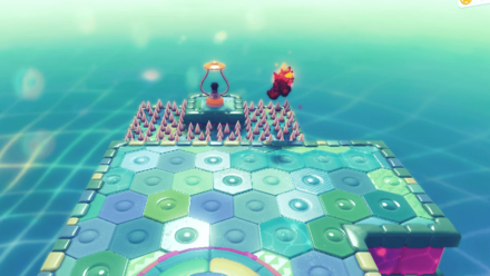 Kirby and the Forgotten Land - Volcano Fire Treasure Road - Avoid Mid-Air Dash.png