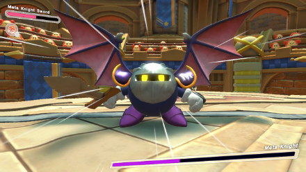 Kirby Meta Knight Using His Old Sword