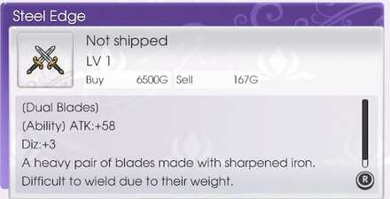 Get the steel edge to have a battle advantage