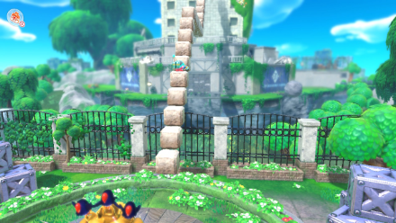 Kirby Hal Room Climb Up the Blocks
