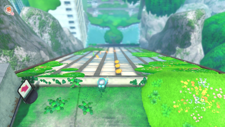 Kirby HAL Room Slide Down the Building