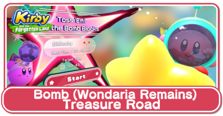 Kirby and the Forgotten Land - Bomb Treasure Road.png