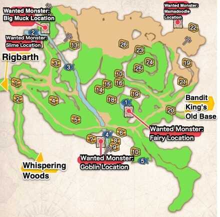 Phoros Woodlands Map