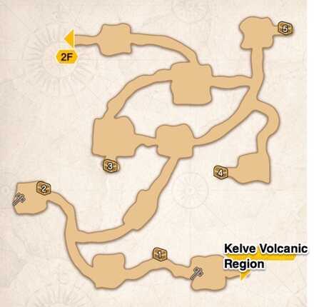 Kelve Lava Caves Map