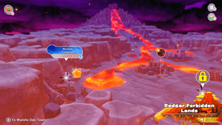 Kirby and the Forgotten Land - Normal (Redgar Forbidden Lands) Treasure Road