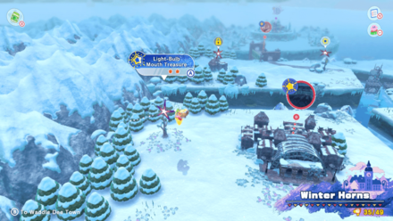 Kirby and the Forgotten Land - Light-Bulb Mouth Treasure Road