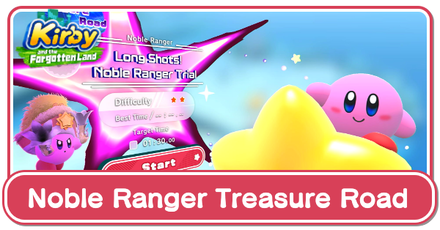 Kirby and the Forgotten Land - Noble Ranger Treasure Road Guide