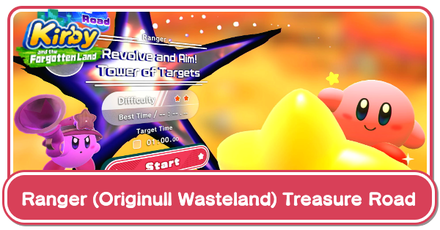 Kirby and the Forgotten Land - Ranger (Originull Wasteland) Treasure Road Guide