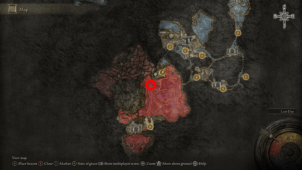 Elden Ring - Black-Key Bolts Lake of Rot Map Location