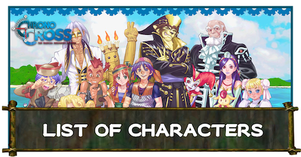 Chrono Cross Characters, Our groupe Radical Dreamers' first…