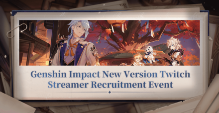 Genshin - Version 2.6 Twitch Livestream Event