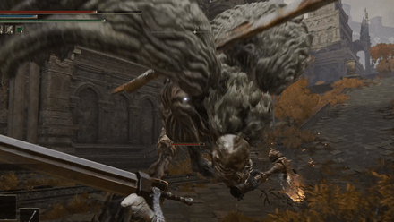 Grinding Axe Uppercut to Ground Pound