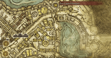 Elden Ring - Located at Leyndell, Royal Capital Map