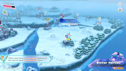 Kirby and the Forgotten Land - Pencil Drill Treasure Road