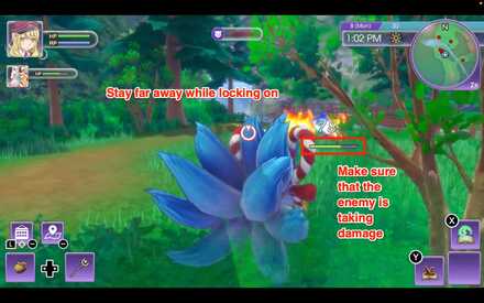 Stay away while locking on