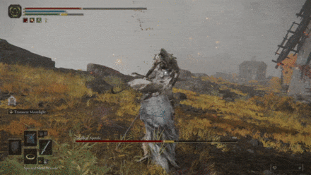 Black Flame Explosion - Godskin Apostle - Elden Ring