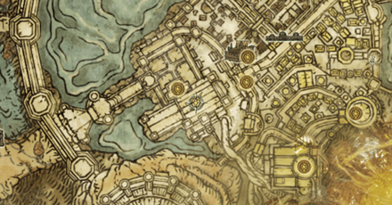 Elden Ring - Located at Fortified Manor Map