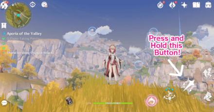 Genshin - How to Do A Charged Attack for Catalyst Characters