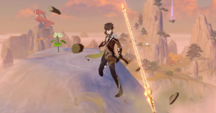 Genshin - Day 5 Outside the Canvas, Inside the Lens Challenge 1 - Use a Character