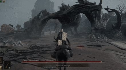 Elden Ring - Greyll Charge Attack.gif