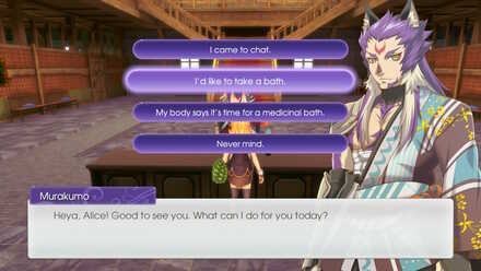 take a bath to recover HP and RP