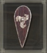 Horse Crest Wooden Shield Image