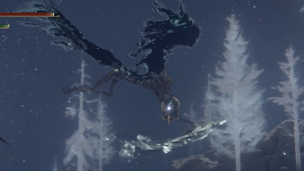 Flying Black Flame Slash