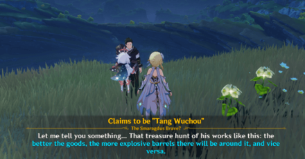 Genshin - Give the Bag of Ornaments to Tang Wuchou