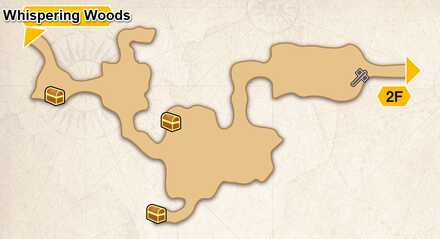 RF5 - Forest of No Return 1F map