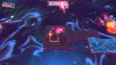 Kirby Dragon Fire Treasure Road Hold B