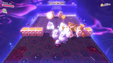 Kirby and the Forgotten Land - Use Conveyor Belt.gif