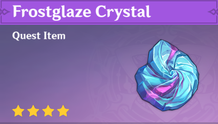 Genshin Impact - How to Get Frostglaze Crystal and Effects