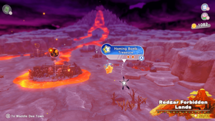 Kirby and the Forgotten Land - Homing Bomb Treasure Road