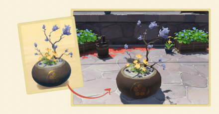 Genshin - Create a Floral Courtyard