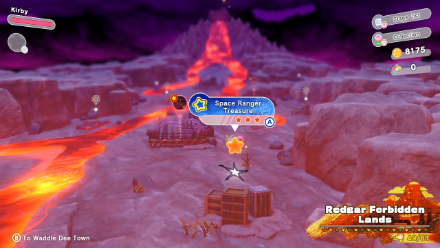 Kirby and the Forgotten Land - Space Ranger Treasure Road